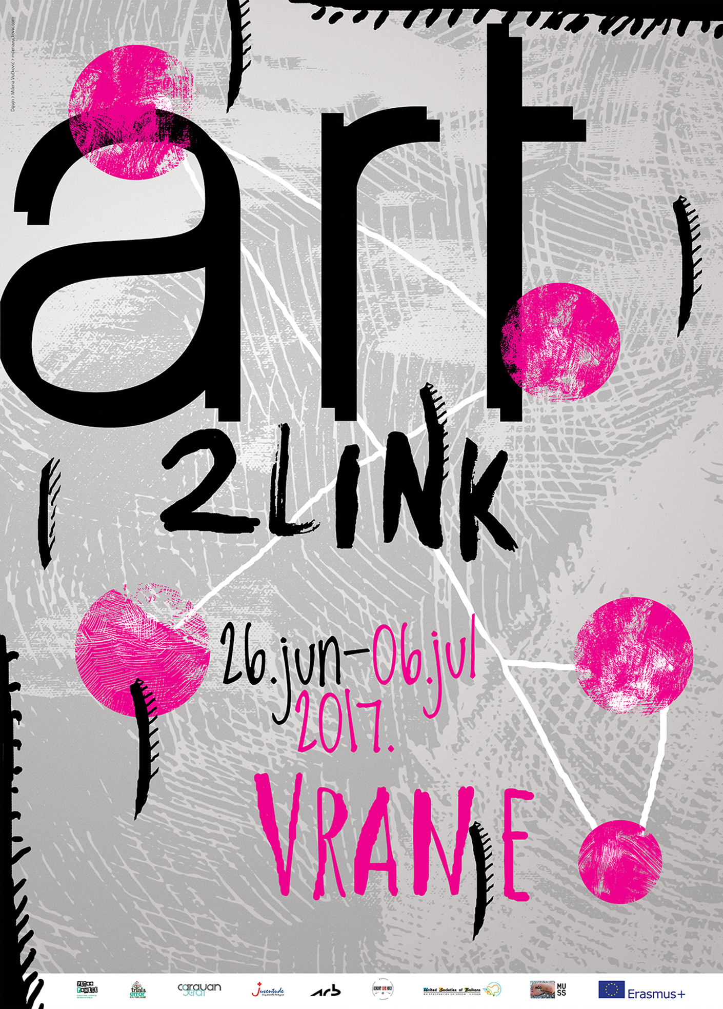 poster ART2Link, poster design, milena, poster, brand image