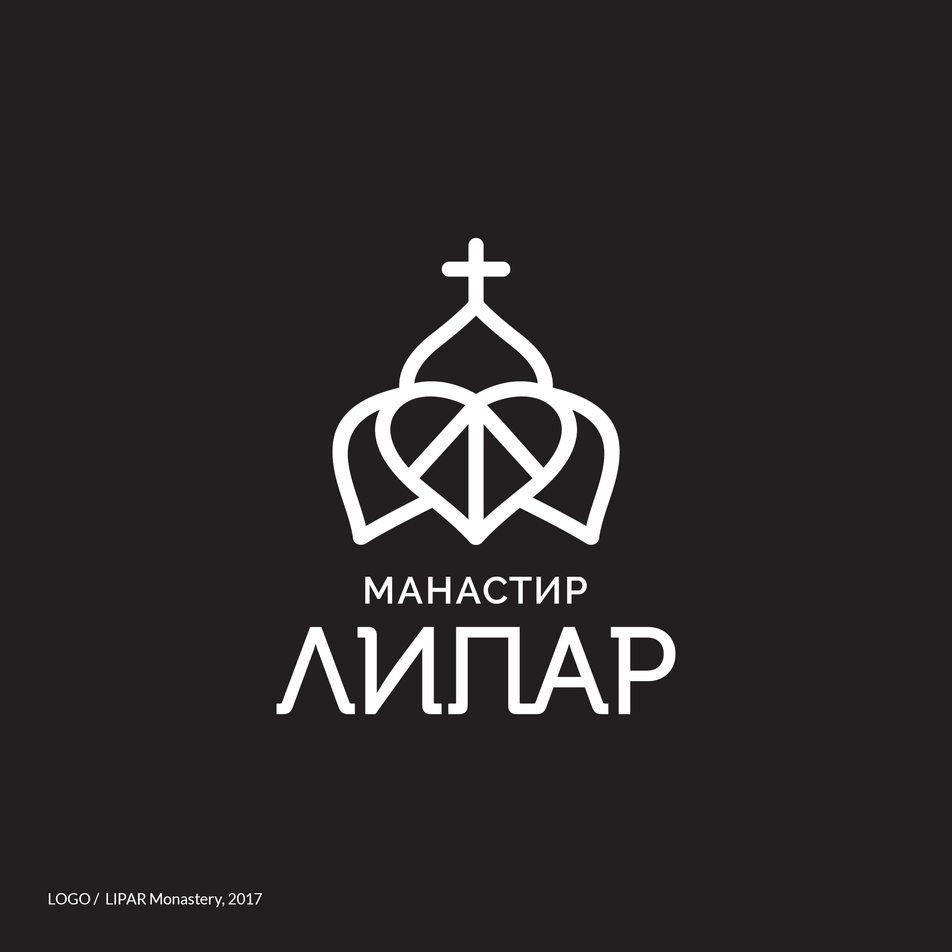 lipar monastery logo, milena designer