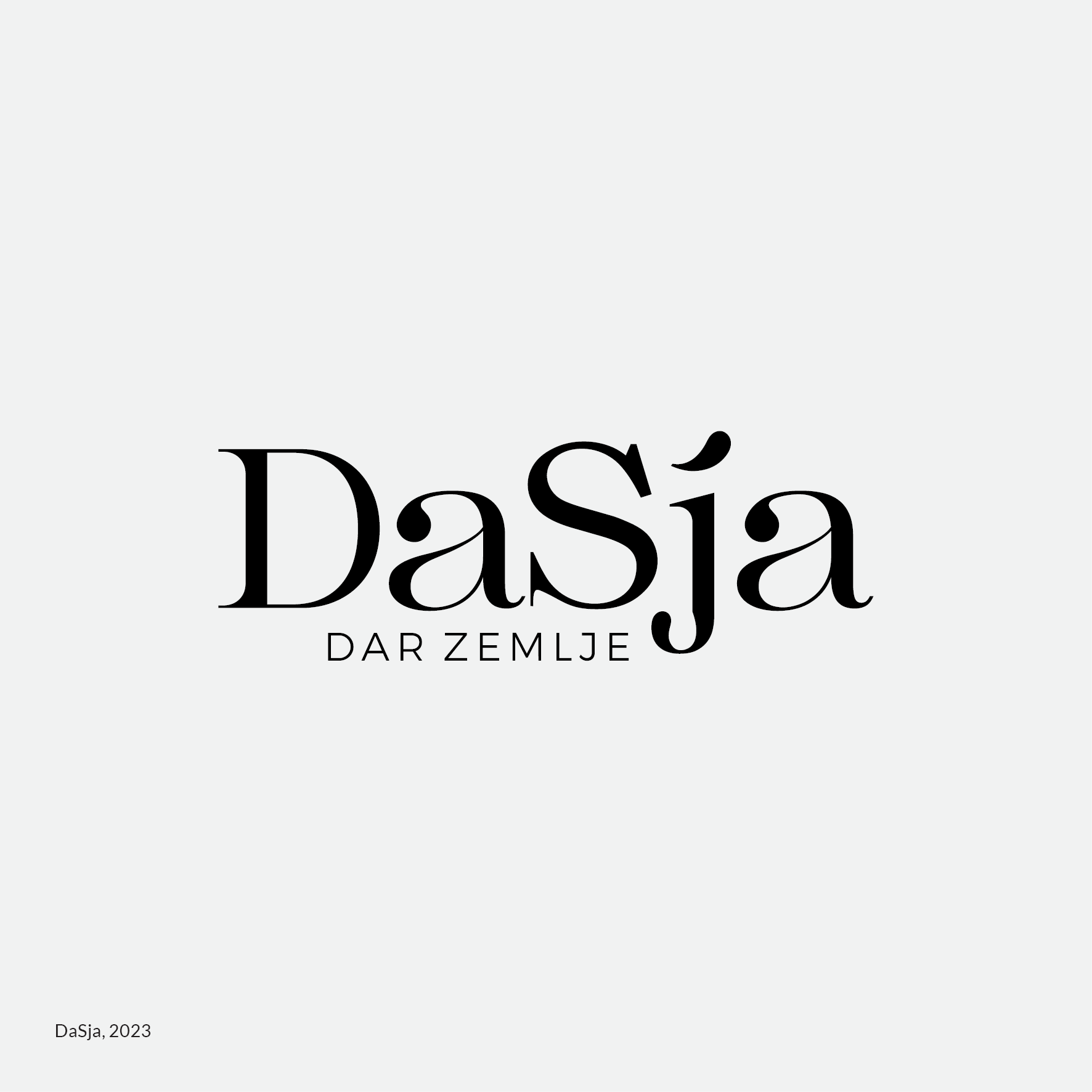 brand design, milena vuckovic, dasja logo