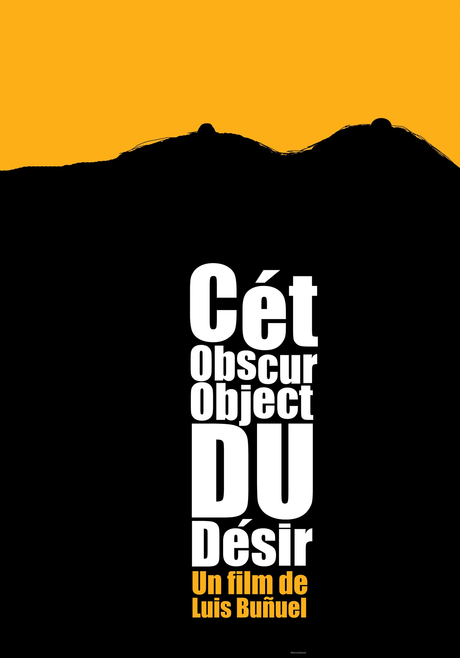 that obscure object of desire, movie poster, poster design, milena v