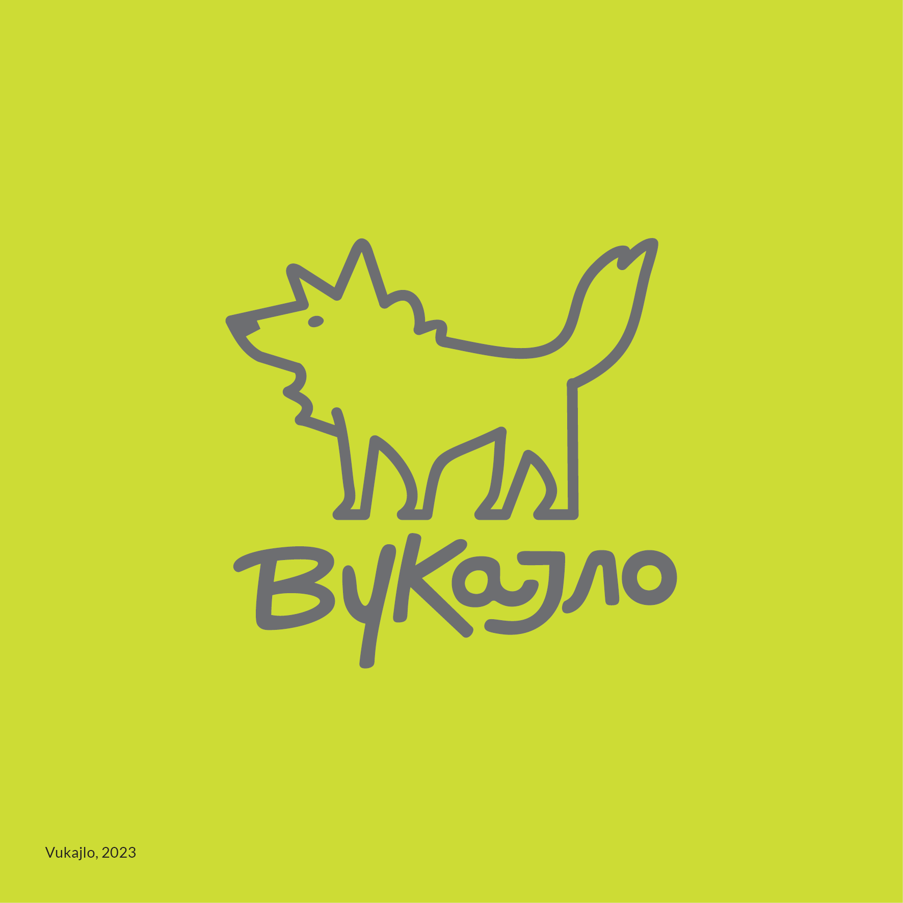 vukajlo brand, custom toys logo